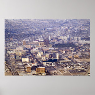 Las- Vegasstreifen-Antennen-Foto 2007 Poster