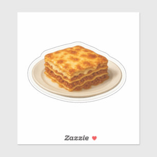 Lasagna Aufkleber