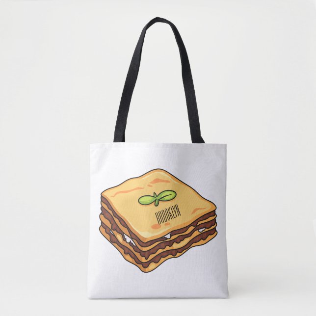 Lasagna Cartoon Illustration (Vorderseite)