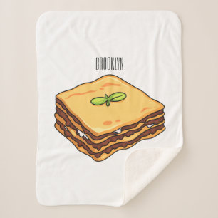 Lasagna Cartoon Illustration Sherpadecke