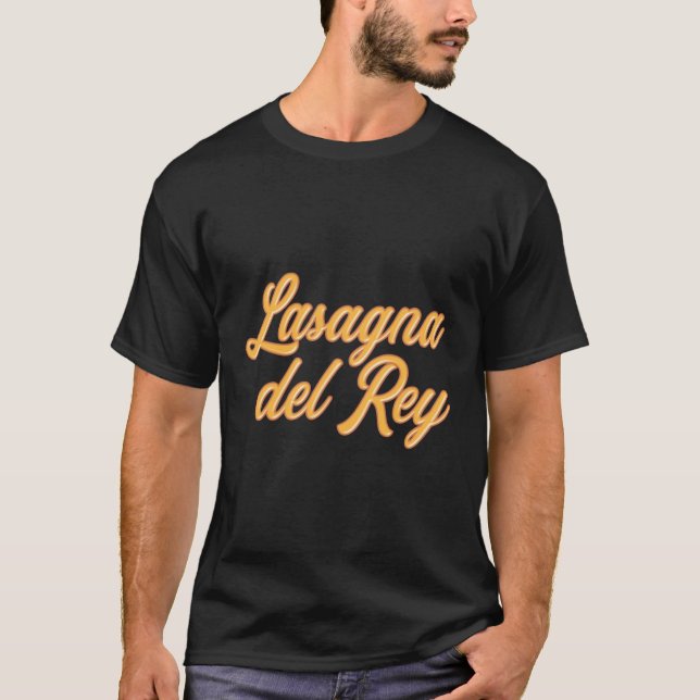 Lasagna del Rey Italienische Pasta Wanderung Lang T-Shirt (Vorderseite)