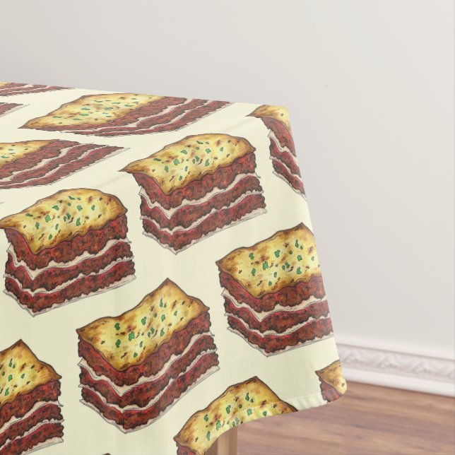 Lasagna Lasagna Restaurant Italienisches Essen Tischdecke (Beispiel)