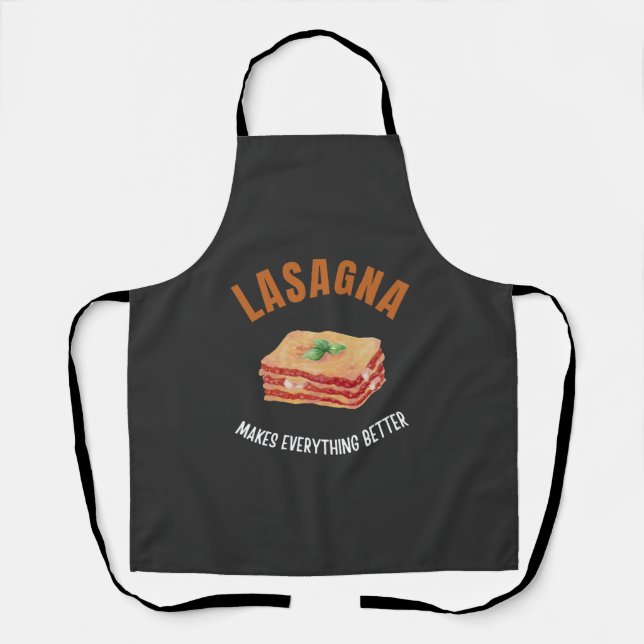 Lasagna macht alles besser schürze (Vorderseite)