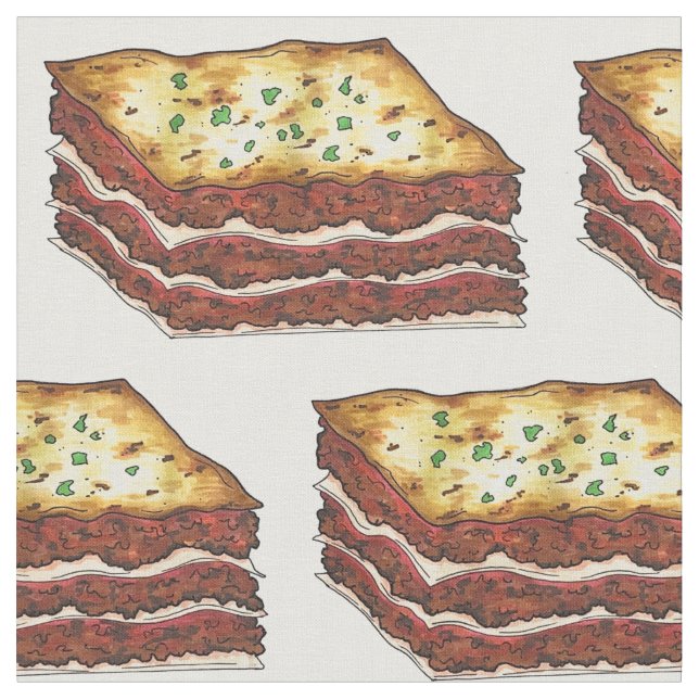 Lasagna Pasta Italien Italienisches amerikanisches Stoff (Nahaufnahme)