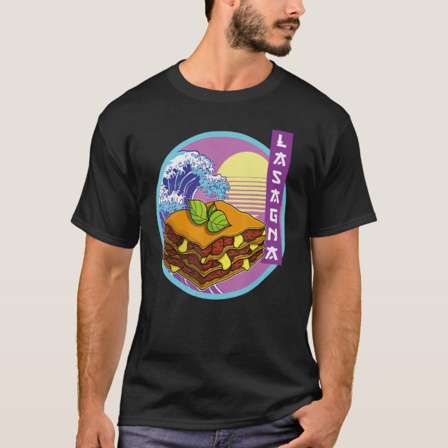 Lasagna Pasta Italien Küche Italienische Küche 4 T-Shirt (Vorderseite)