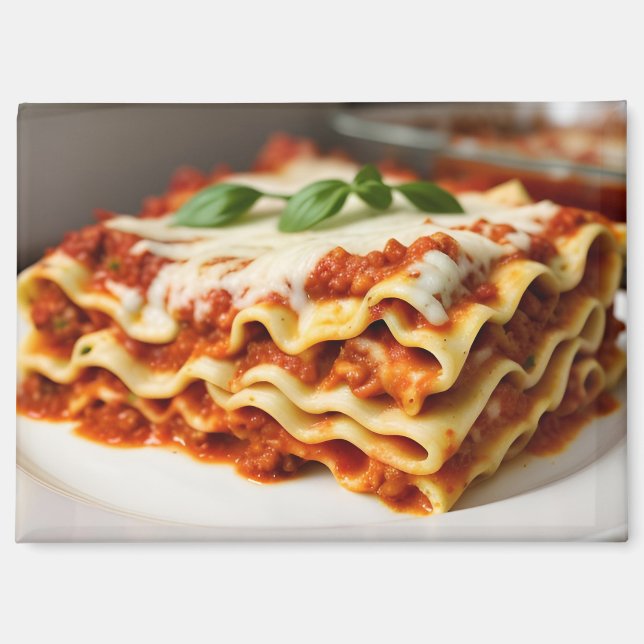 Lasagne Magnet (Vorderseite)