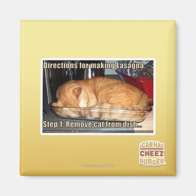 Lasagne Magnet (Vorne)