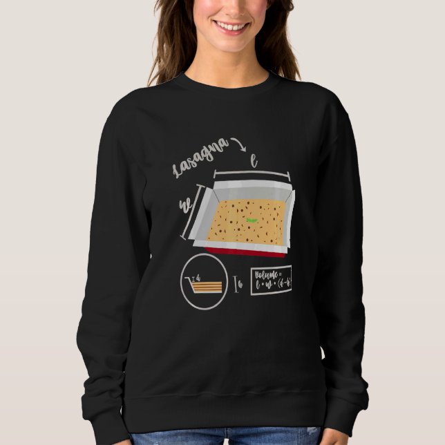 Lasange und Mathe Meme Mathe Lehrer Sweatshirt (Vorderseite)