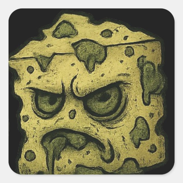 Lasanghetti's FunkShard Quadratischer Aufkleber (Vorderseite)