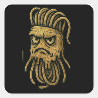 Lasanghetti's Noodie Quadratischer Aufkleber