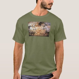 Lascaux Aurochs, Pferde, Hirsche T - Shirt
