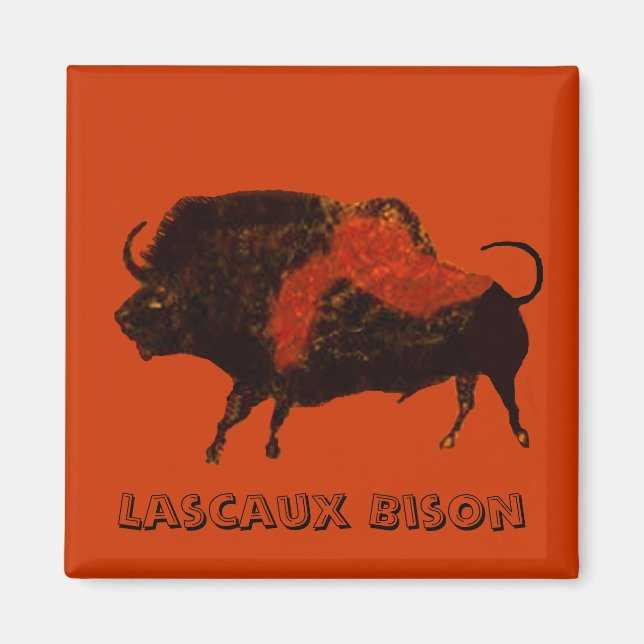 Lascaux Bison Magnet (Vorne)