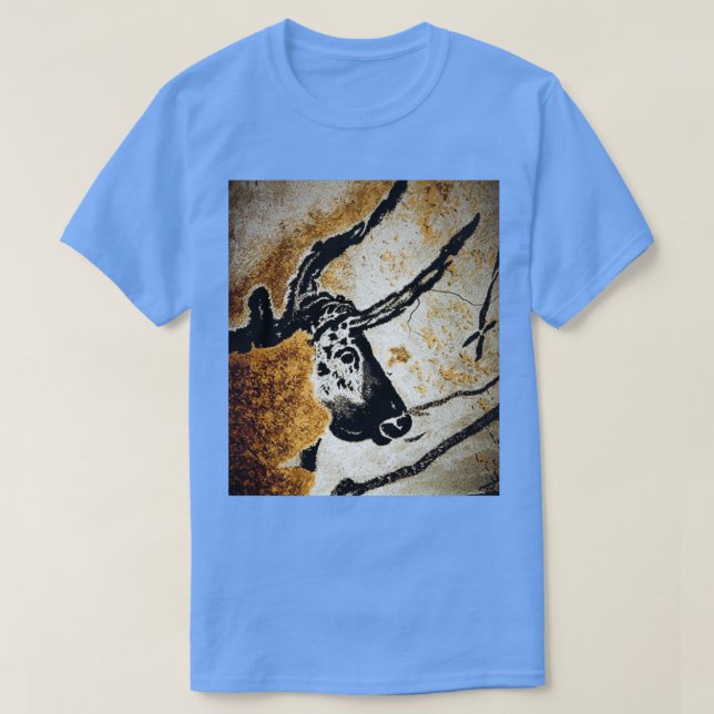 Lascaux Bull Cave Art T-Shirt (Design vorne)