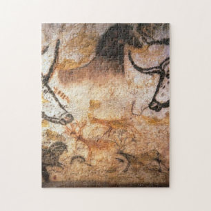 Lascaux Bulls Buffalo Cave Painting Puzzle