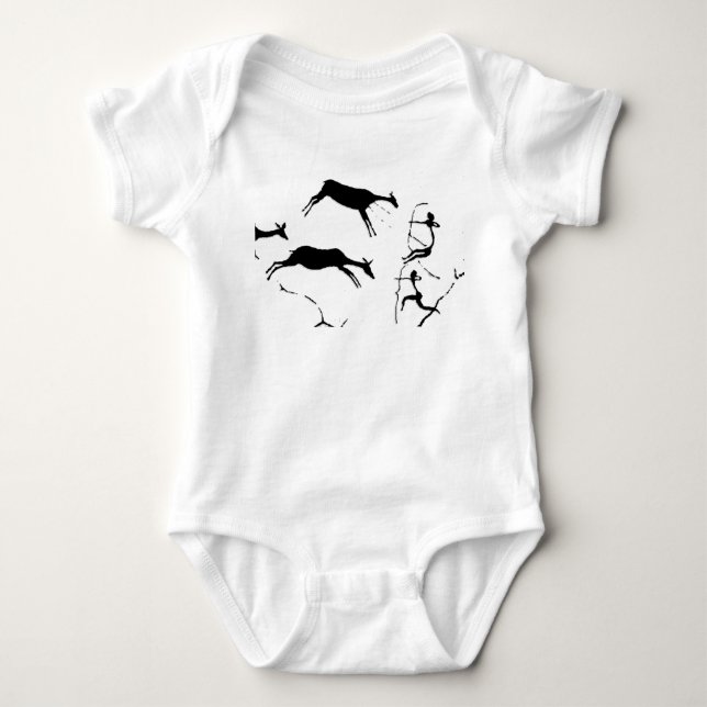 Lascaux Hirsch-Jagd T-Shirt (Vorderseite)