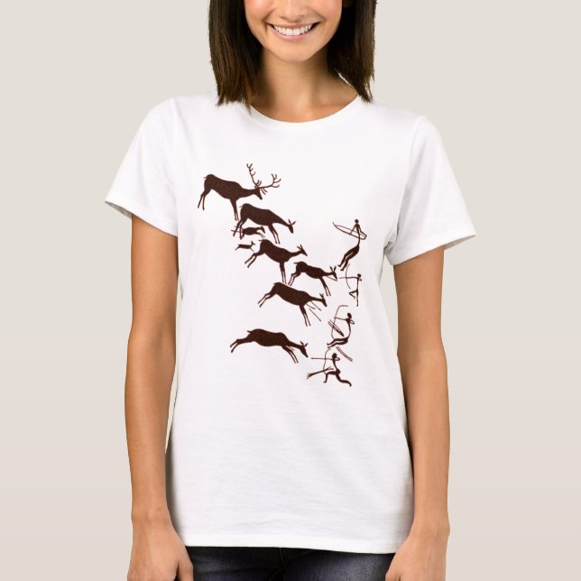 Lascaux Höhlen-Kunst T-Shirt (Vorderseite)