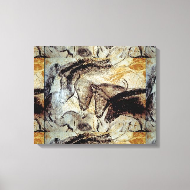 Lascaux Höhlenmalerei auf Leinwand (Vorderseite)