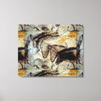 Lascaux Höhlenmalerei auf Leinwand