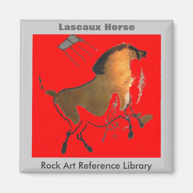 Lascaux Horse Magnet (Vorne)