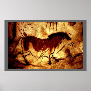 Lascaux Pferd Poster