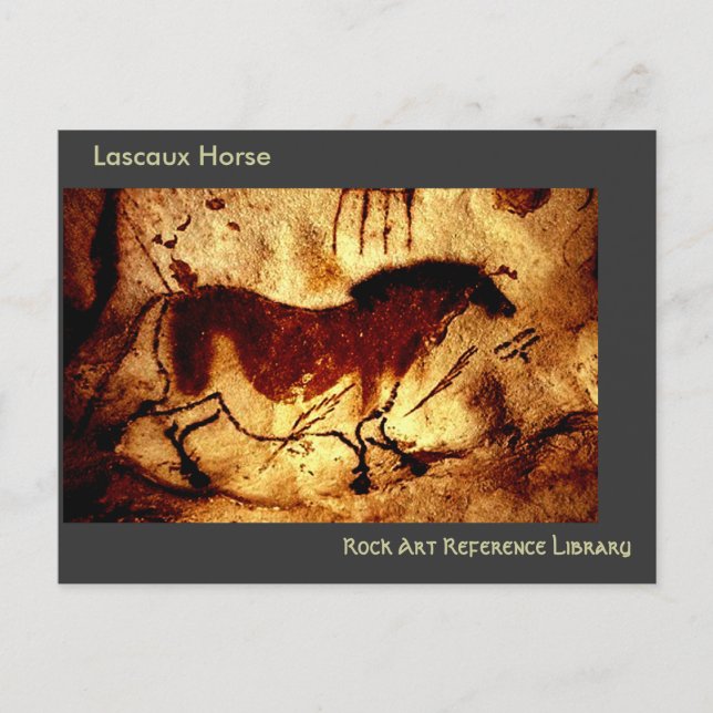 Lascaux-Pferd Postkarte (Vorderseite)