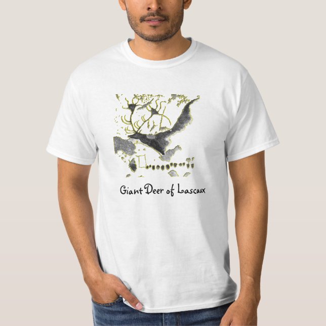 Lascaux Riese-Rotwild T-Shirt (Vorderseite)