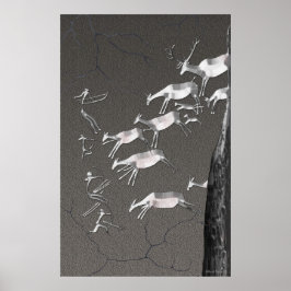 Lascaux Stag Junting Poster