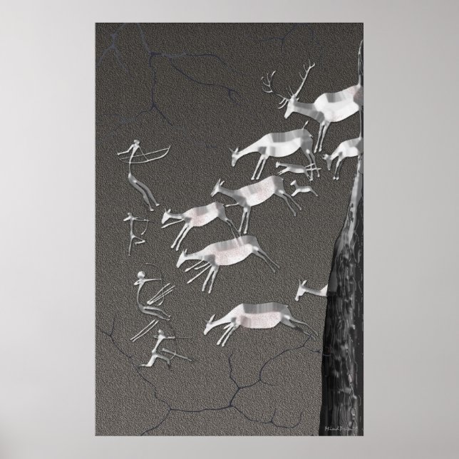 Lascaux Stag Junting Poster (Vorne)