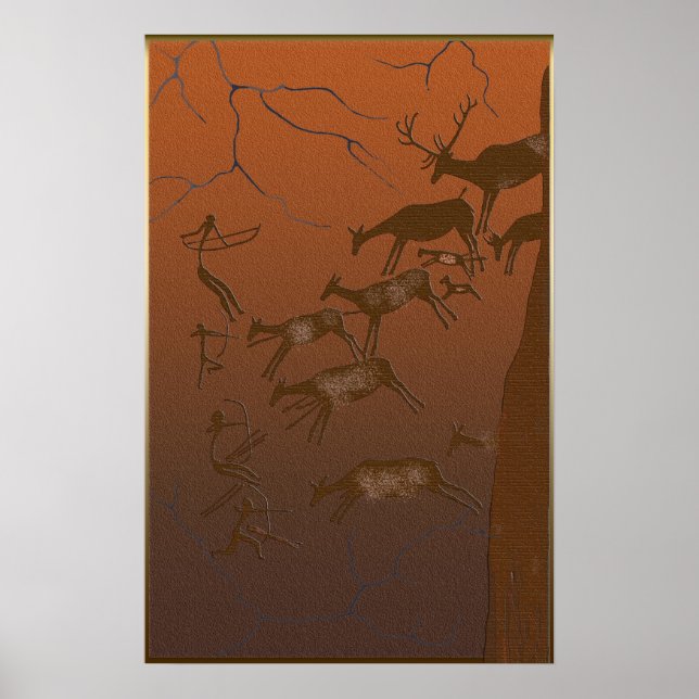Lascaux Stag Junting Poster (Vorne)