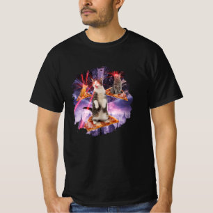 Laser Cats Pizza Kätzchen T-Shirt