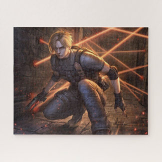 Laser Dreh Leon Puzzle