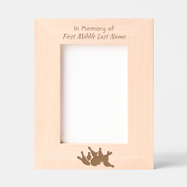 Laser Etched Picture Frame Geätzte Rahmen (Vorderseite)