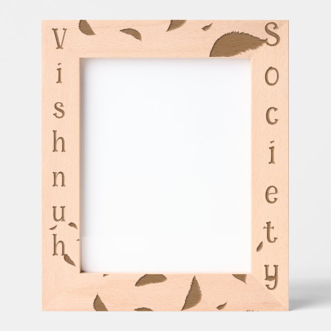 Laser Etched Picture Frame Vishnuh-Genootschap Geätzte Rahmen (Vorderseite)