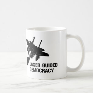 Laser - geführte Demokratie/Frieden durch Tasse