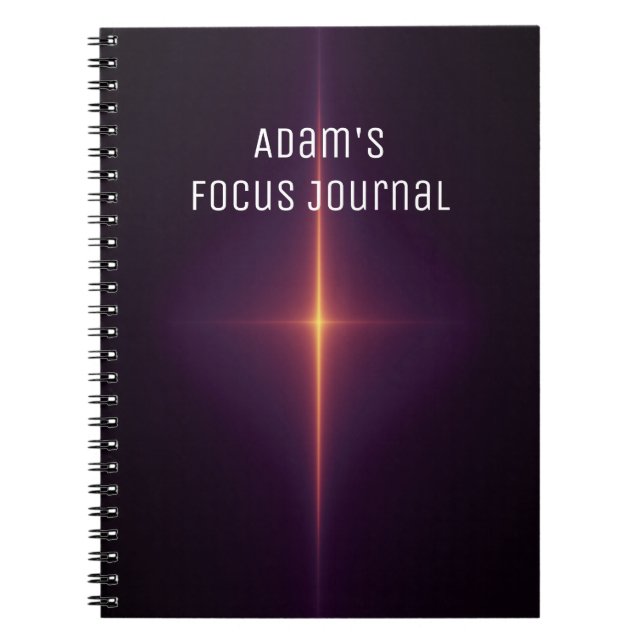 Laser Glow Focus Journal Notizblock (Vorderseite)