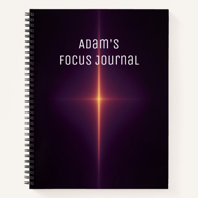 Laser Glow Focus Journal Notizbuch (Vorderseite)