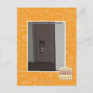 Laser Kitty Postkarte