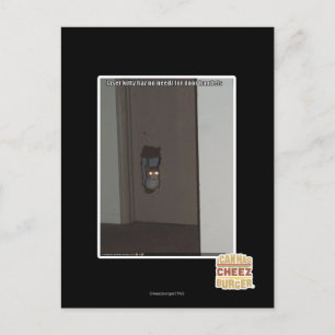 Laser Kitty Postkarte