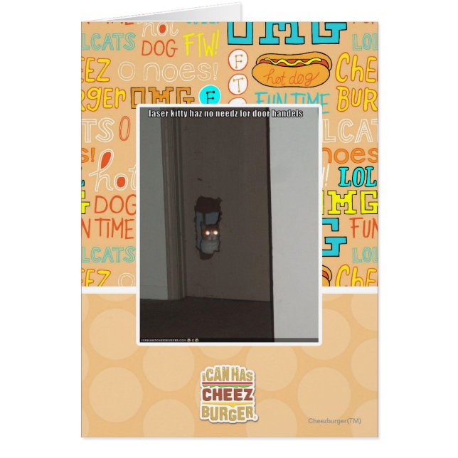 Laser-Miezekatze (Vorne)