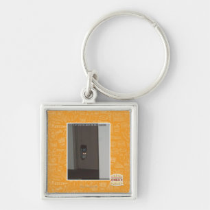 Laser-Miezekatze Schlüsselanhänger