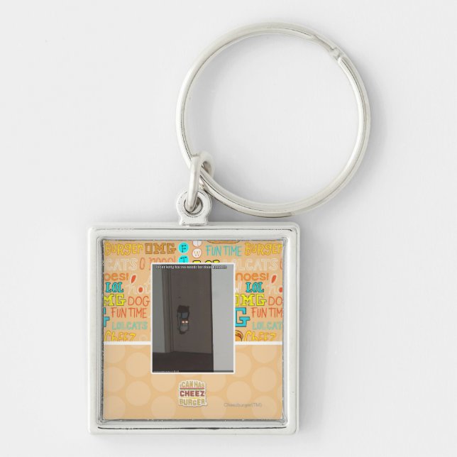 Laser-Miezekatze Schlüsselanhänger (Vorne)