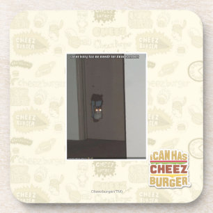 Laser-Miezekatze Untersetzer