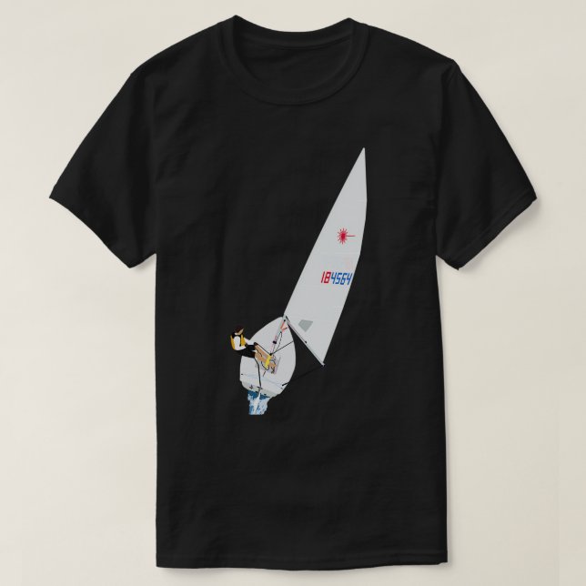 Laser Sailing Man T-Shirt (Design vorne)