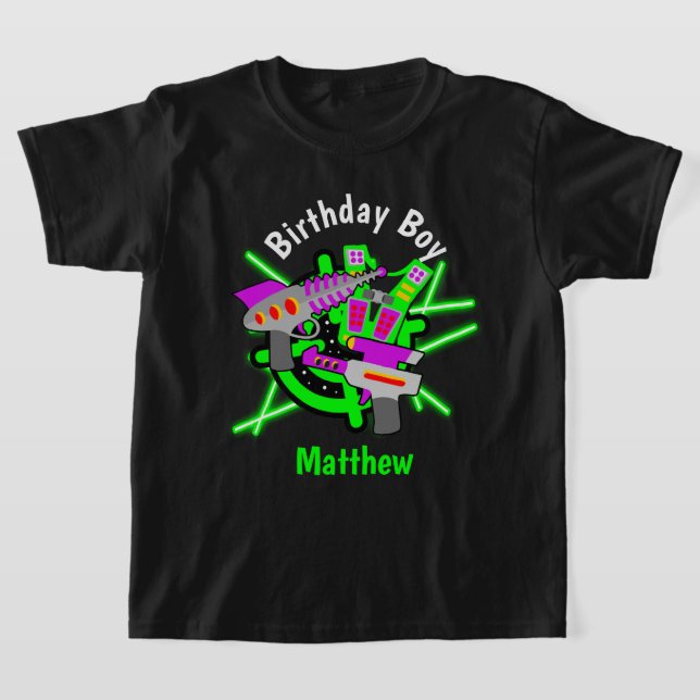 Laser Tag Birthday Boy Shirt (Ablage )