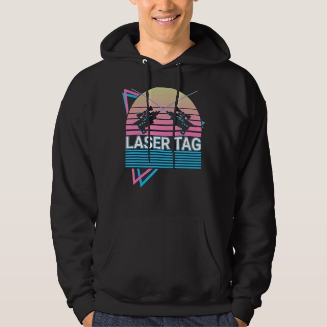 Laser Tag Game Lasertag Retro Hoodie (Vorderseite)