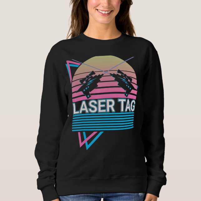 Laser Tag Game Lasertag Retro Sweatshirt (Vorderseite)