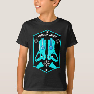 Laser Tag-Kampf Mission Kids T - Shirt