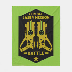 Laser-Tag-Kampfeinsatz Kinder Fleecedecke
