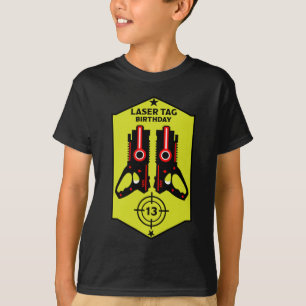 Laser Tag Kindergeburtstag Alter 13 T - Shirt