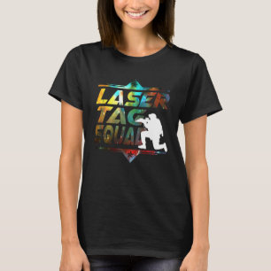 Laser Tag Spaßspiel Lazer Pistole Cool Lasertag Pe T-Shirt